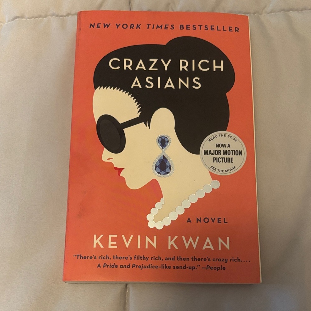 Crazy Rich Asians Novel by Kevin Kwan - Orange Cover